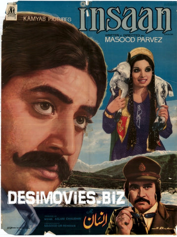 Insaan (1977) Poster - www.desimovies.biz