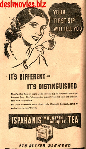 Ispahani Tea (1947) Press Advert 1947 -2 - www.desimovies.biz