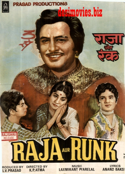 Raja Aur Runk  (1968) Original Poster - www.desimovies.biz