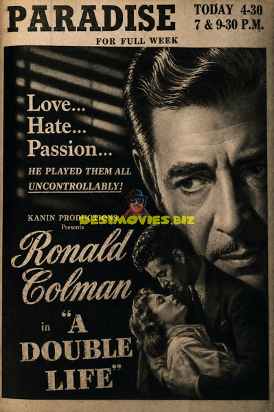 A Double Life (1947) Press Advert