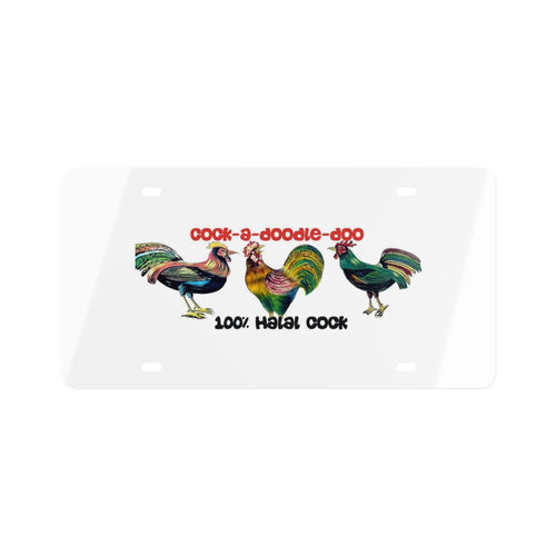 100% Halal Cock License Plate - www.desimovies.biz