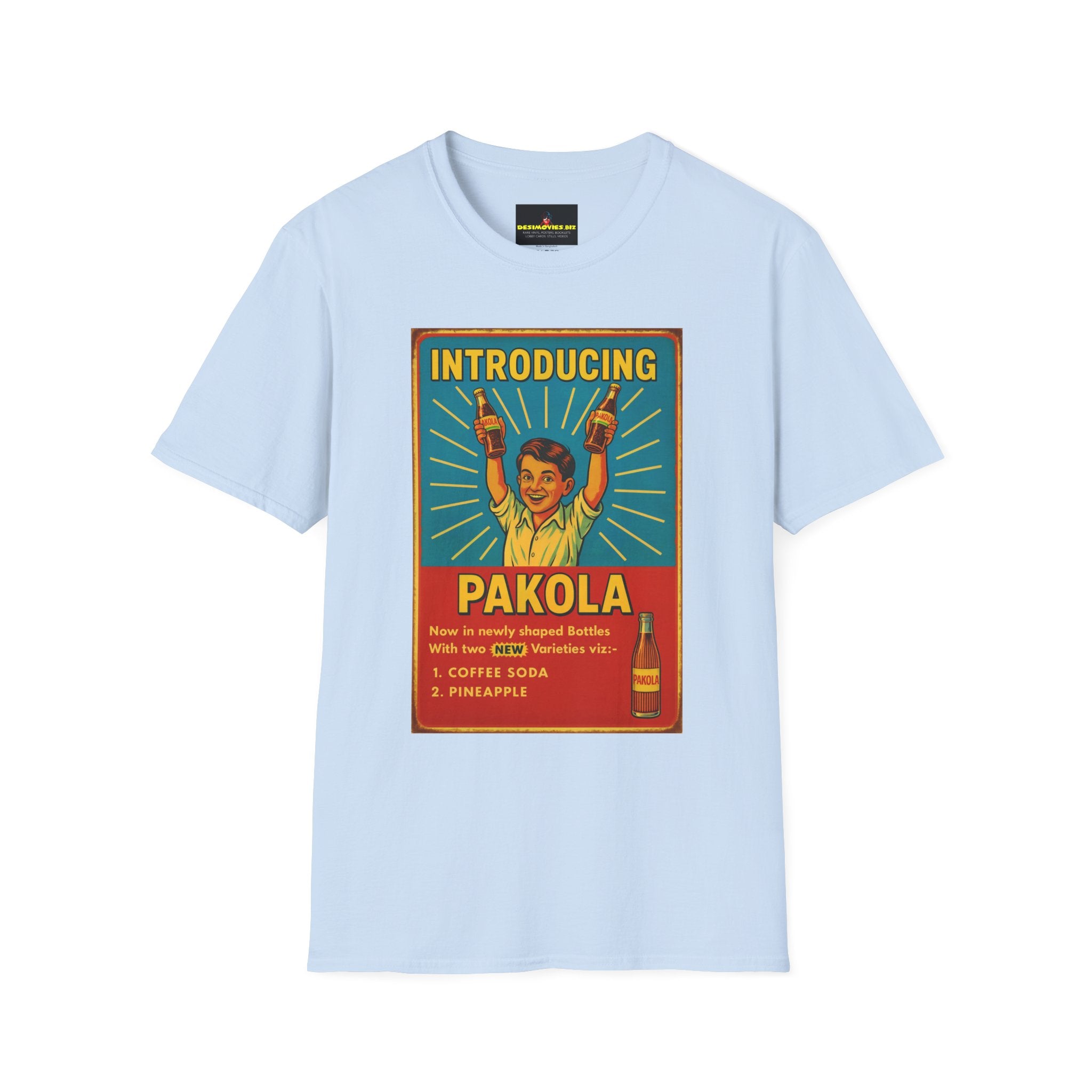 Pakola Vintage Poster T-Shirt — Retro Drink Graphic Tee