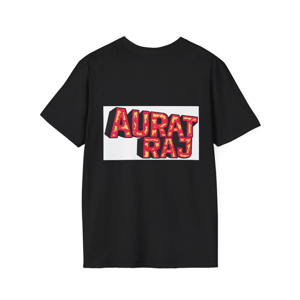 Aurat Raj T-Shirt — Bold Crown Graphic Tee with Urdu Calligraphy