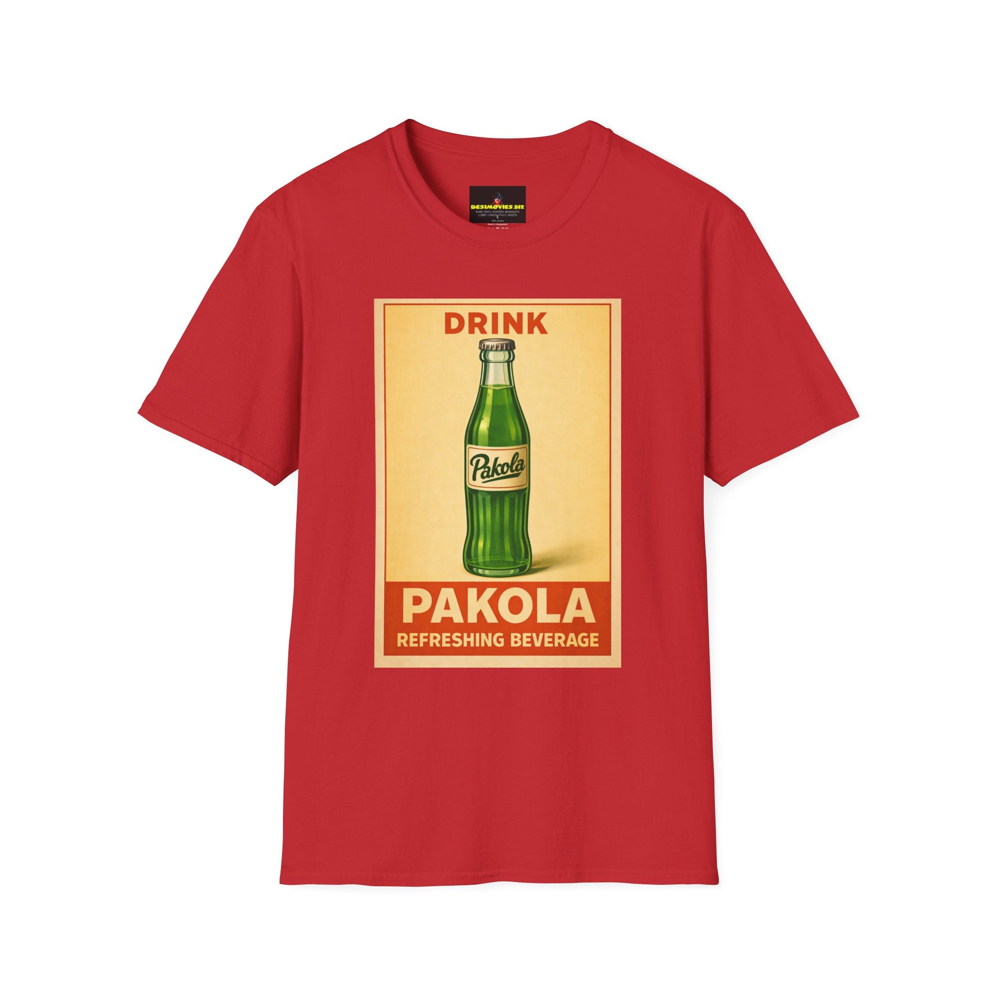 Pakola Vintage Poster T-Shirt — Retro Pakistani Soda Design
