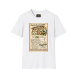 Vintage PIA Airlines Poster T-Shirt — Retro Travel Graphic Tee