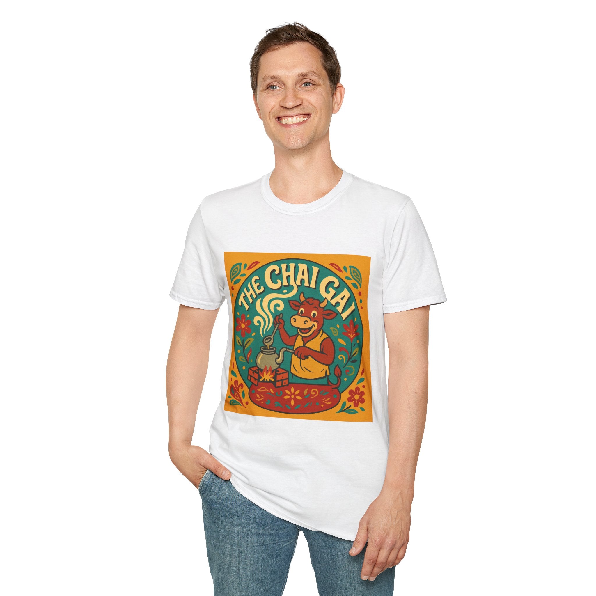 The Chai Gal T-Shirt – Retro Indian Tea Lover Graphic Tee