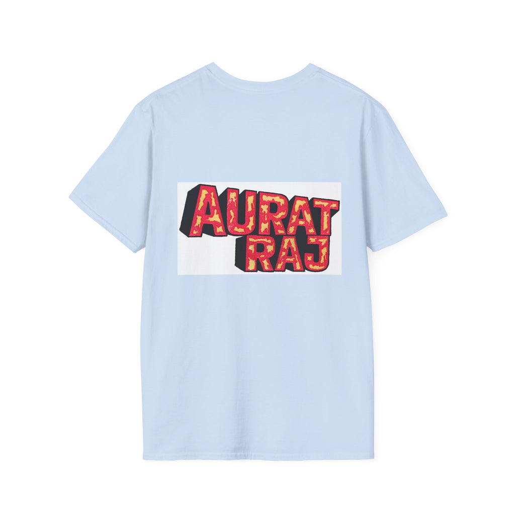 Aurat Raj T-Shirt — Bold Crown Graphic Tee with Urdu Calligraphy