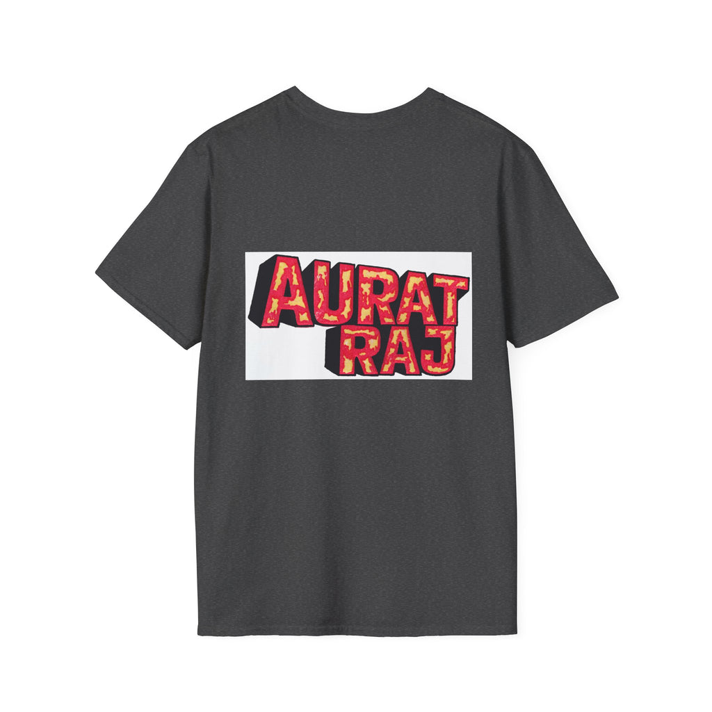 Aurat Raj T-Shirt — Bold Crown Graphic Tee with Urdu Calligraphy