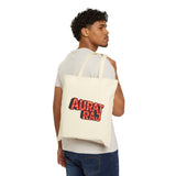 Aurat Raj Canvas Tote — Bold Feminist Crown Print Cotton Tote Bag