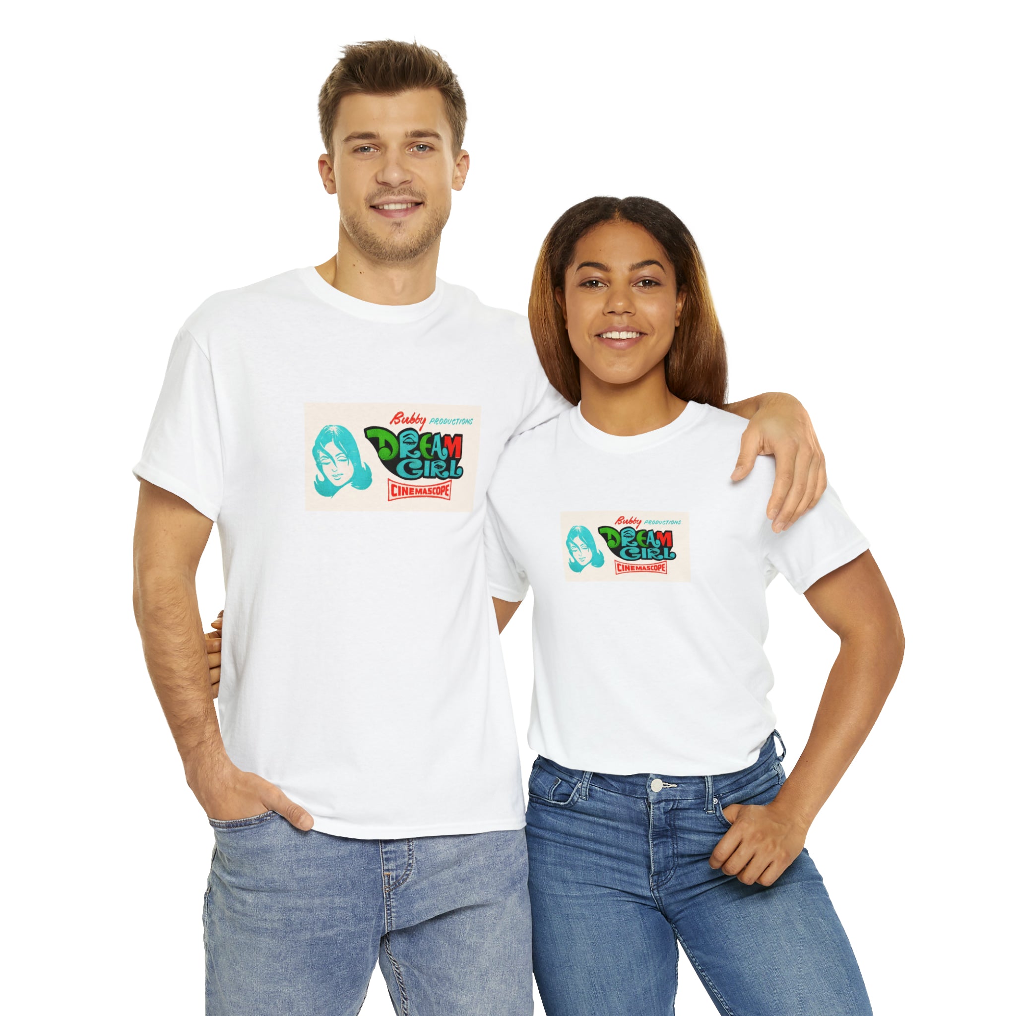 Dream Girl & Miss Khatarnak - Heavy Cotton Tee - www.desimovies.biz