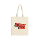 Aurat Raj Canvas Tote — Bold Feminist Crown Print Cotton Tote Bag