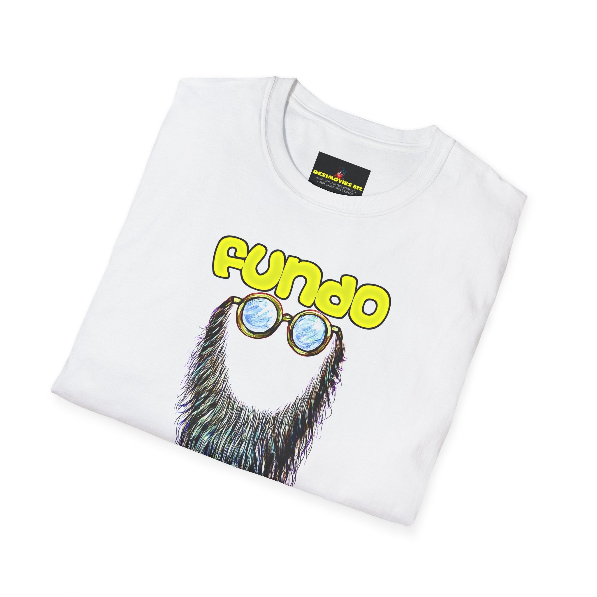 Fundo Mental T-Shirt — Retro Beard & Glasses Graphic Tee