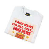 Graphic Tee — 'Fake News, It's All Just... Fake News' Political Cartoon T-Shirt