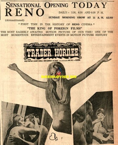 Trader Hornee (1970) Advert