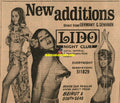 New Additions at the LIDO Night Club - Advert Karachi 1967 - www.desimovies.biz