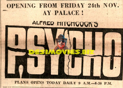 Psycho (1960) Press Advert