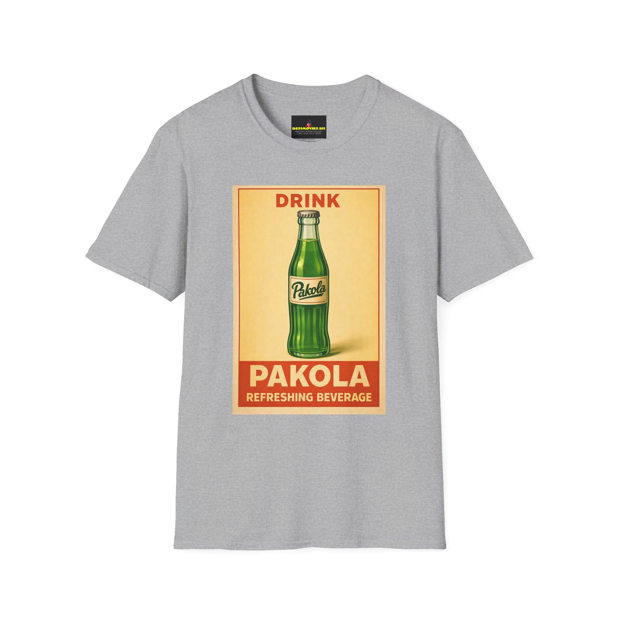 Pakola Vintage Poster T-Shirt — Retro Pakistani Soda Design