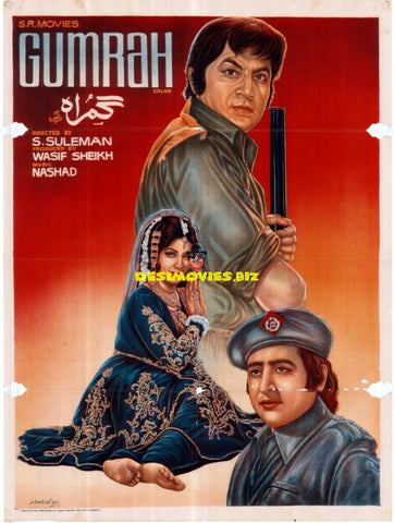 Gumrah  (1975) Original Poster - www.desimovies.biz