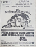 4 For Texas (1969) Press Ad, Karachi 1969 - www.desimovies.biz