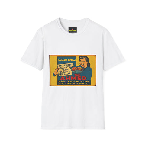 Vintage Karachi Halwa Retro T-Shirt — Ahmed Halva Market Graphic Tee