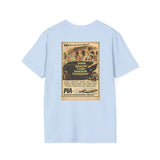 Vintage PIA Airlines Poster T-Shirt — Retro Travel Graphic Tee