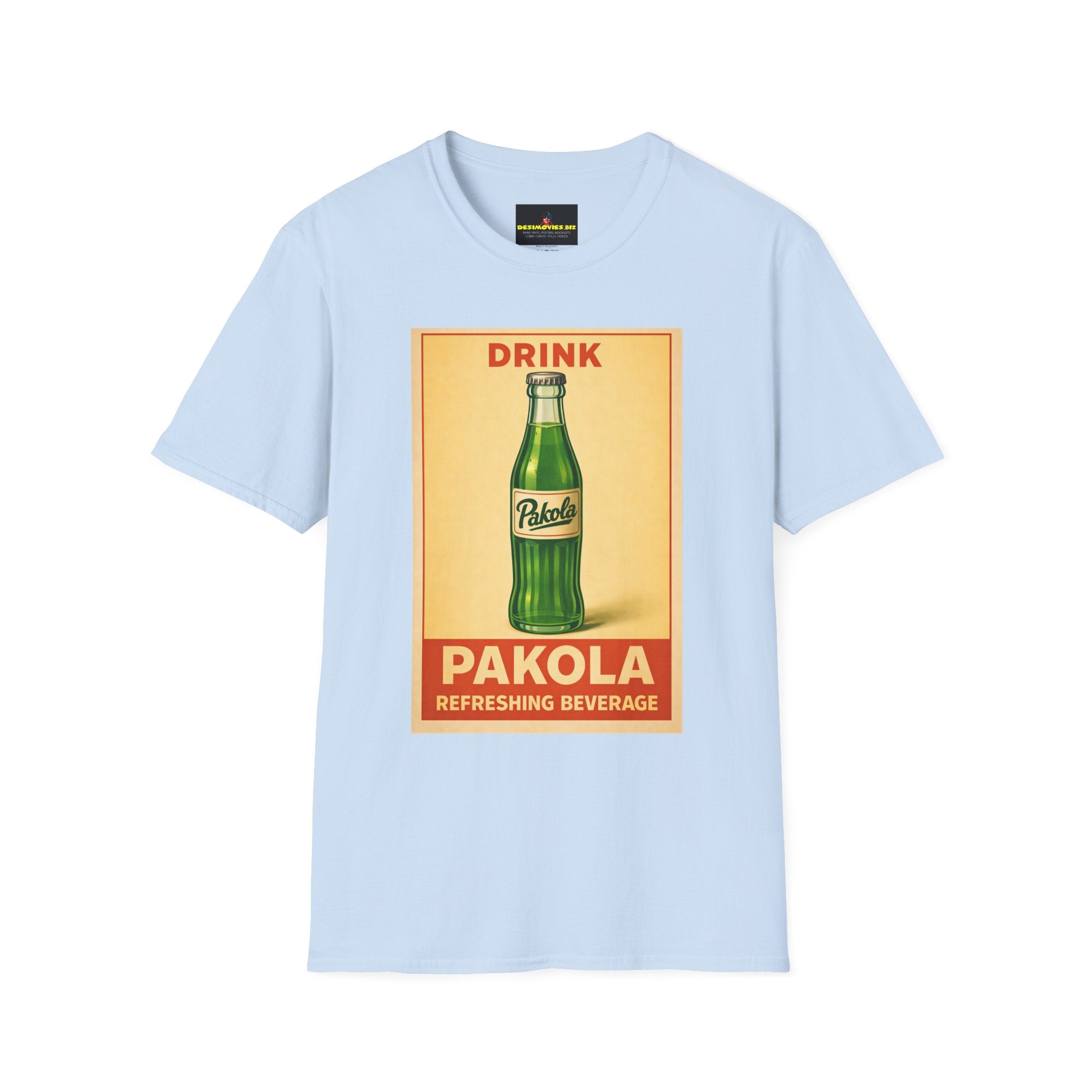 Pakola Vintage Poster T-Shirt — Retro Pakistani Soda Design