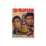 5 Rifles - Bollywood Premium Matte Vertical Poster - www.desimovies.biz