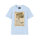 Vintage PIA Airlines Poster T-Shirt — Retro Travel Graphic Tee
