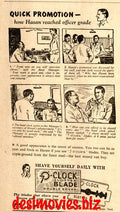 7 O'Clock Blades (1947) Press Advert 1947 - www.desimovies.biz