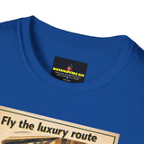 Vintage PIA Airlines Poster T-Shirt — Retro Travel Graphic Tee