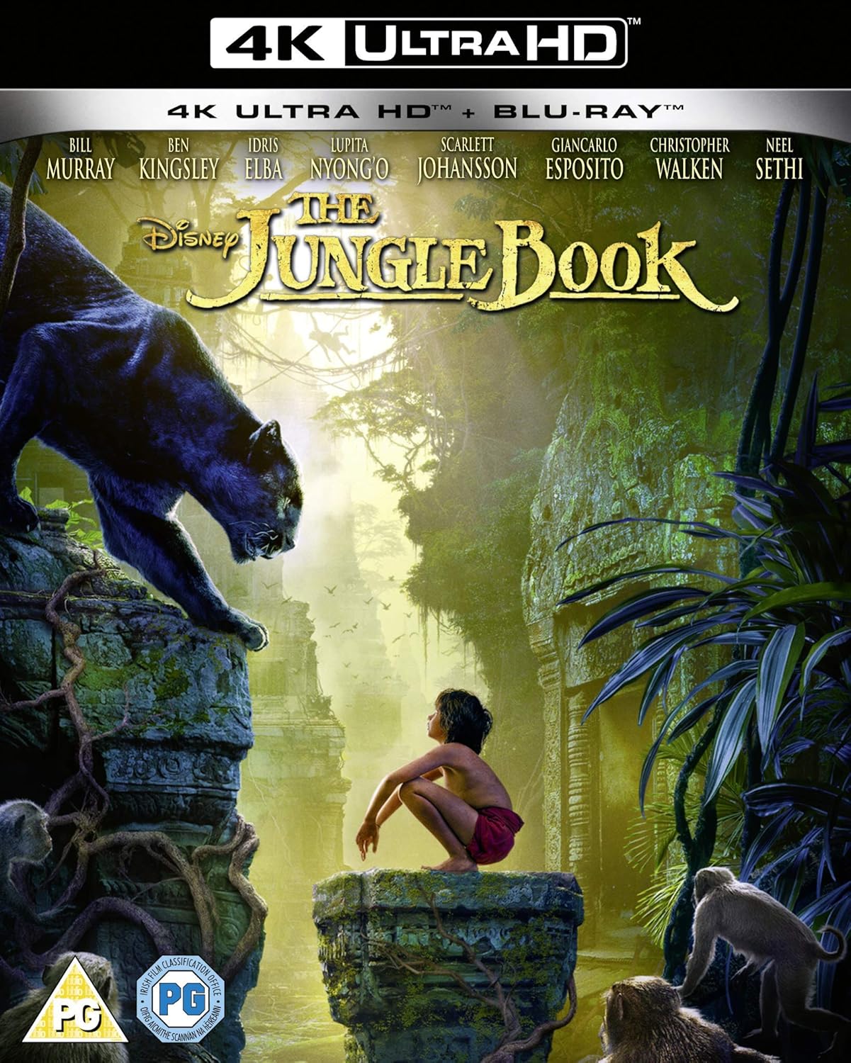 The Jungle Book (2016) Blu-ray - Disney Live Action