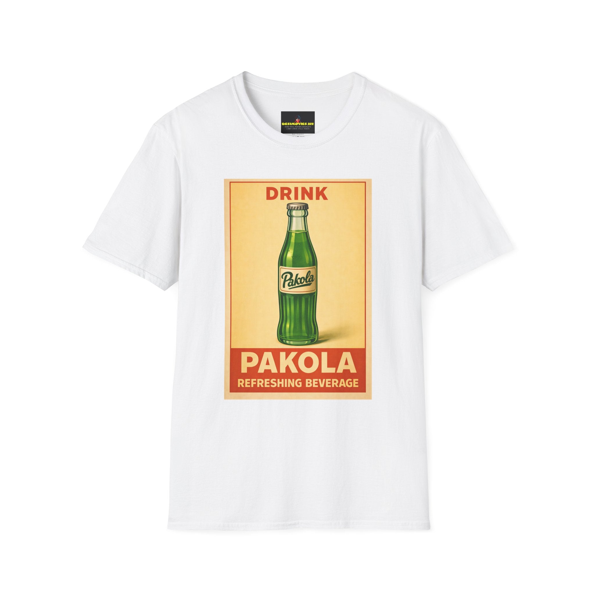 Pakola Vintage Poster T-Shirt — Retro Pakistani Soda Design