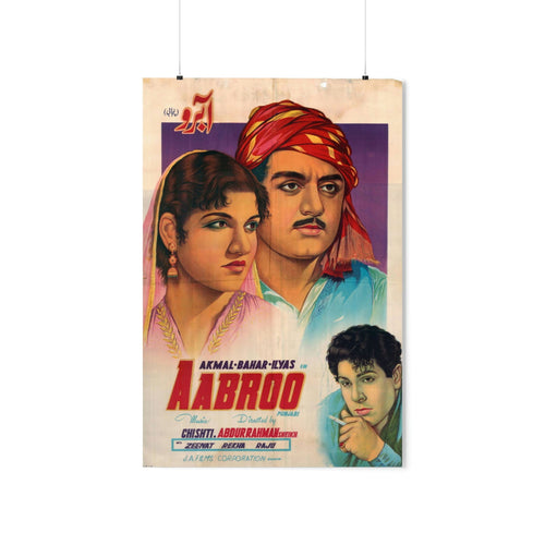 Aabroo - Premium Matte Vertical Poster - www.desimovies.biz