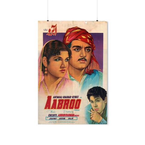 Aabroo - Premium Matte Vertical Poster - www.desimovies.biz