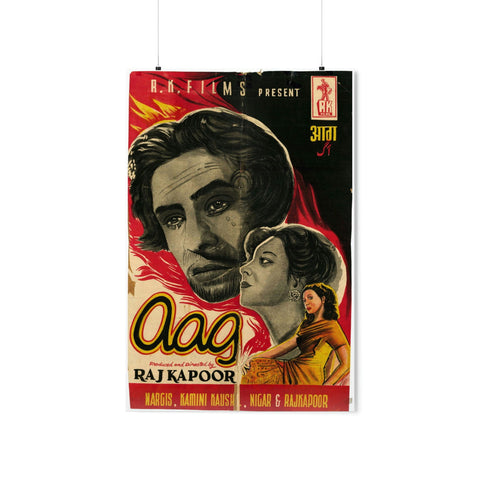 Aag (1948) Premium Matte Vertical Posters - www.desimovies.biz