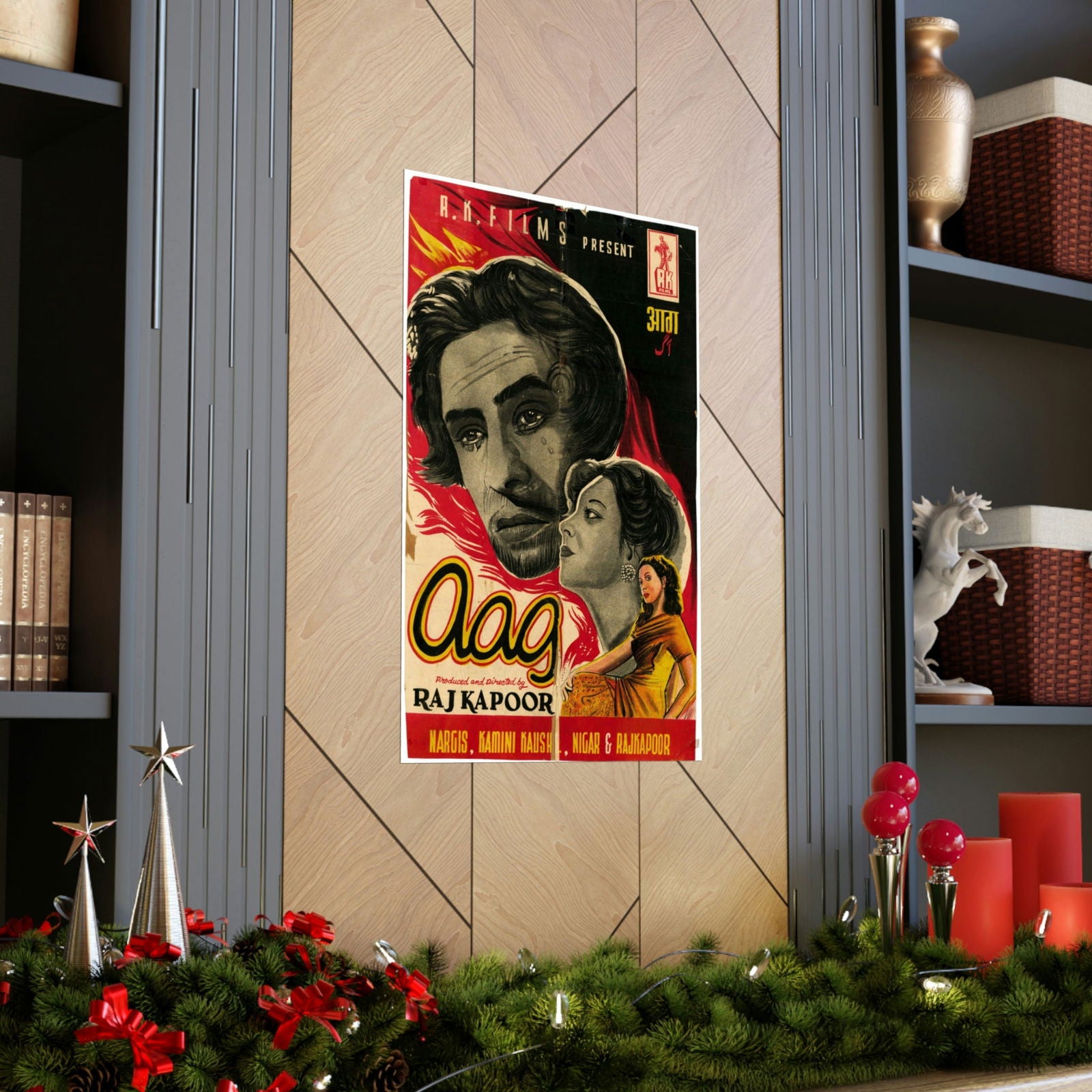 Aag (1948) Premium Matte Vertical Posters - www.desimovies.biz