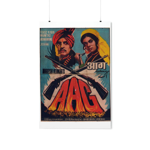 Aag (1967) Premium Matte Vertical Posters - www.desimovies.biz