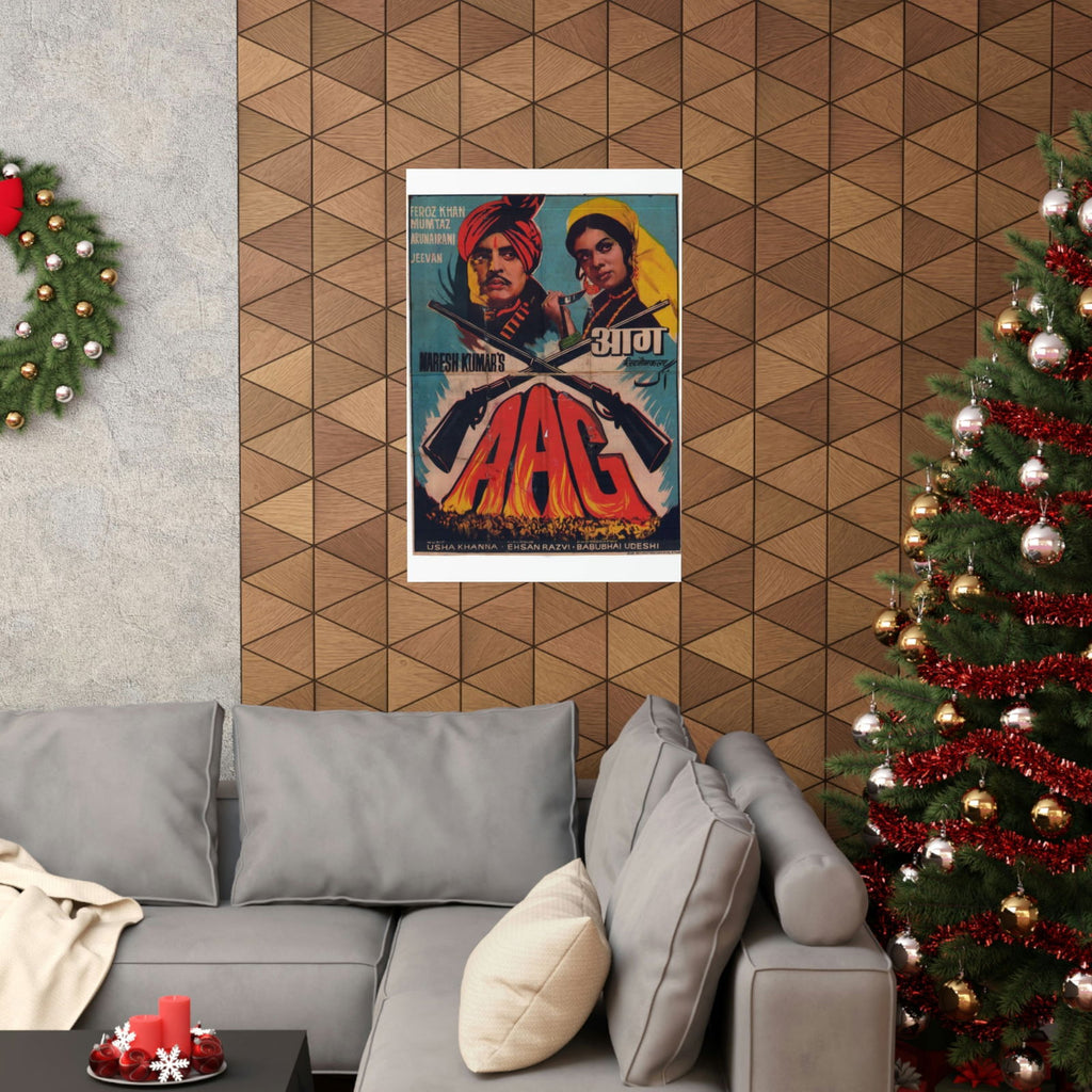 Aag (1967) Premium Matte Vertical Posters - www.desimovies.biz
