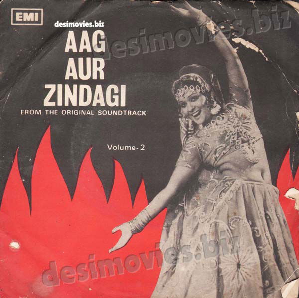 Aag Aur Zindagi (1978) - 45 Cover - www.desimovies.biz