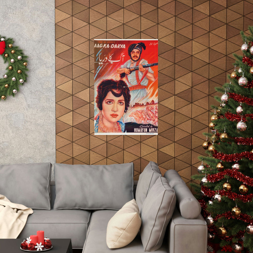 Aag Ka Darya (1966) Poster - Premium Matte Vertical Posters - www.desimovies.biz