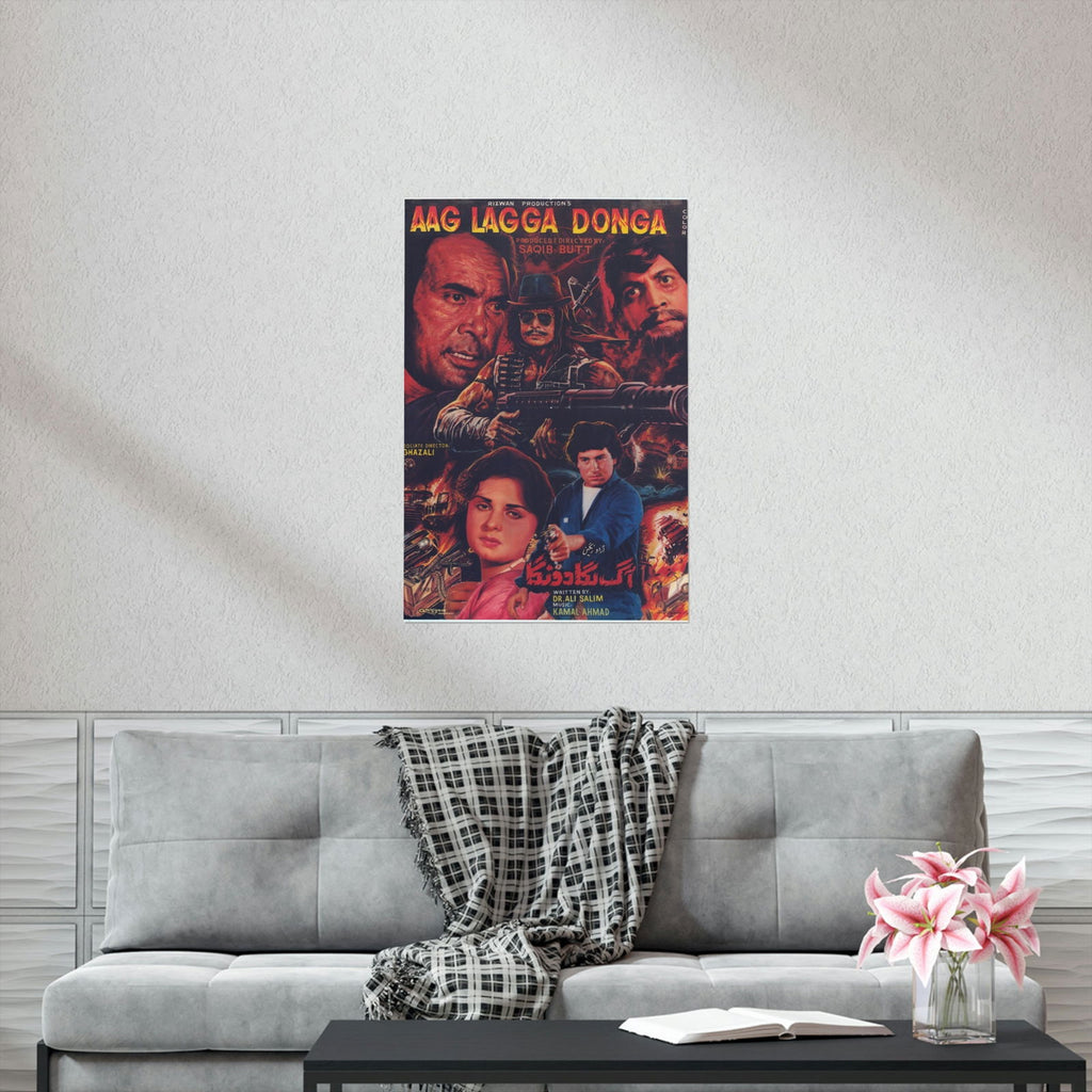 Aag Laga Doonga - Premium Matte Vertical Posters - www.desimovies.biz