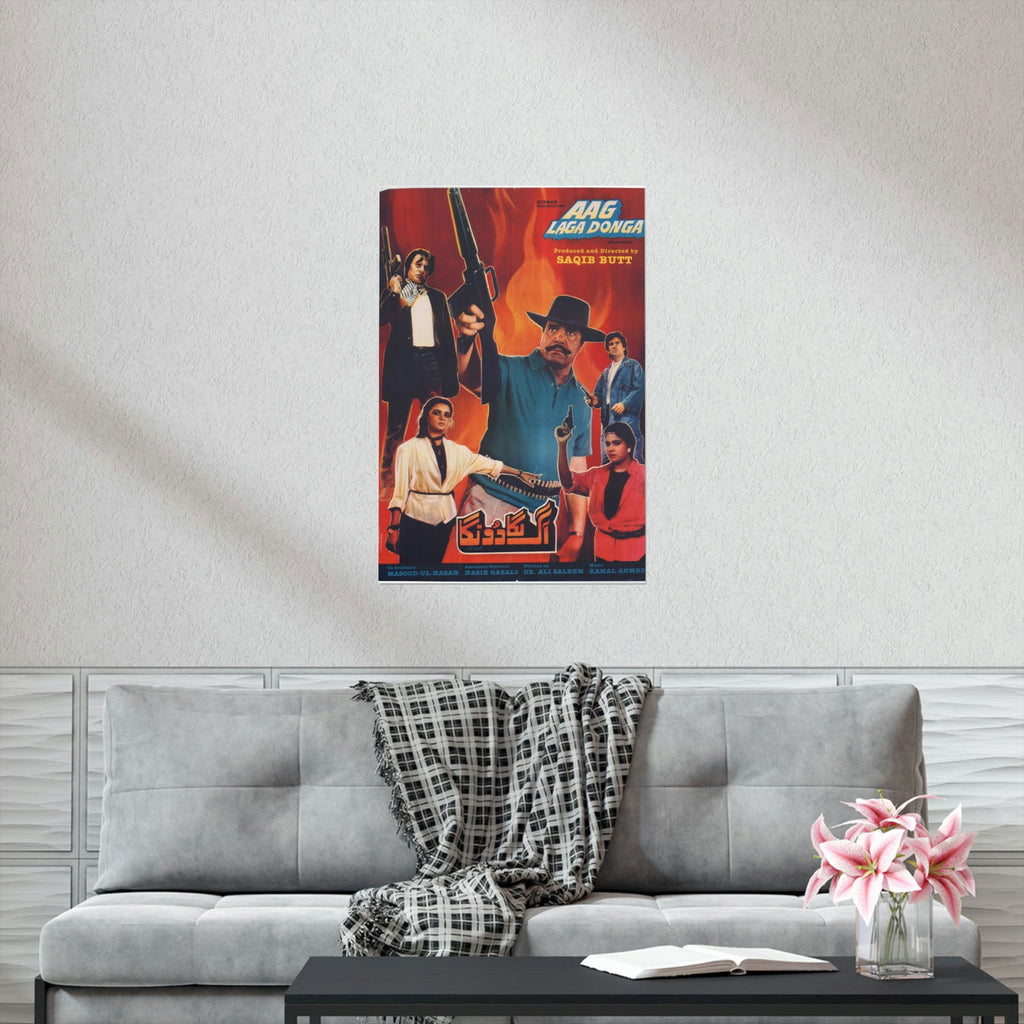 Aag Laga Doonga - Premium Matte Vertical Posters - www.desimovies.biz