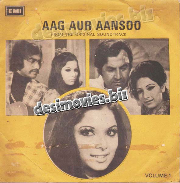 Aag aur Ansoo (1976) - 45 Cover - www.desimovies.biz