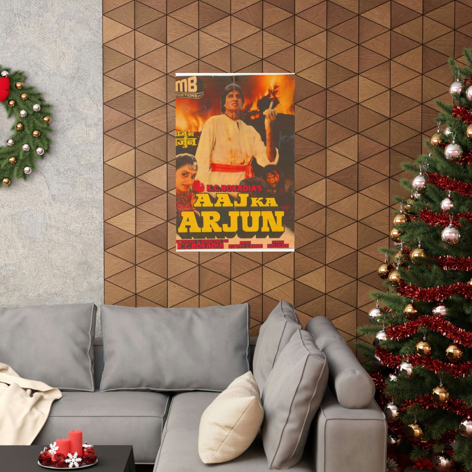 Aaj Ka Arjun (1990) Premium Matte Vertical Posters - www.desimovies.biz