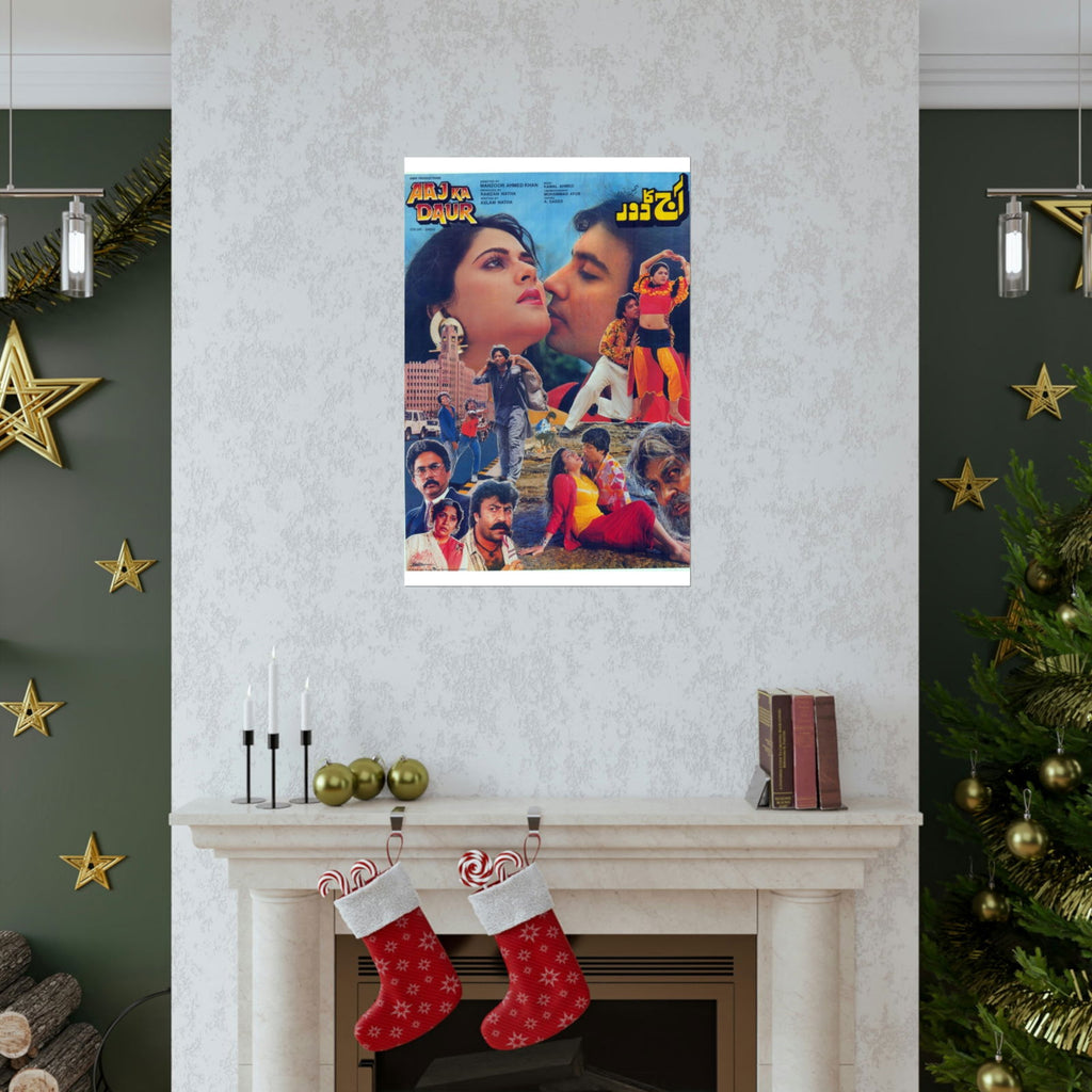Aaj Ka Daur - Premium Matte Vertical Posters - www.desimovies.biz