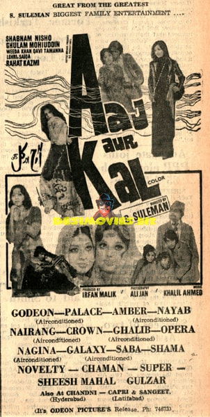 Aaj aur Kal (1976) Advert - www.desimovies.biz