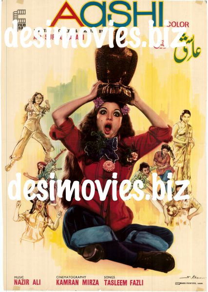 Aashi (1977) Original Poster & Booklet - www.desimovies.biz