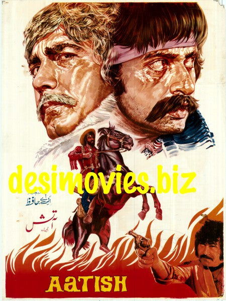 Aatish (1980) Original Poster & Booklet - www.desimovies.biz