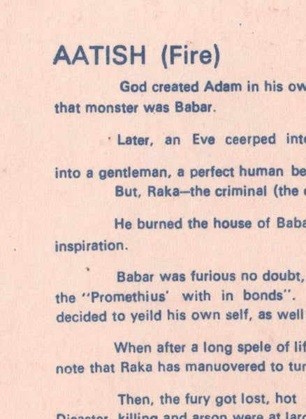 Aatish (1980) Original Poster & Booklet - www.desimovies.biz