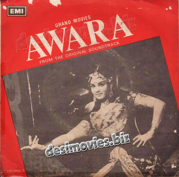 Aawara (1977)  - 45 Cover - www.desimovies.biz